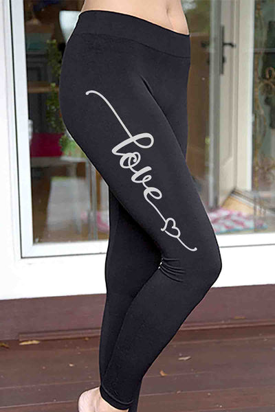 Love Script Leggings