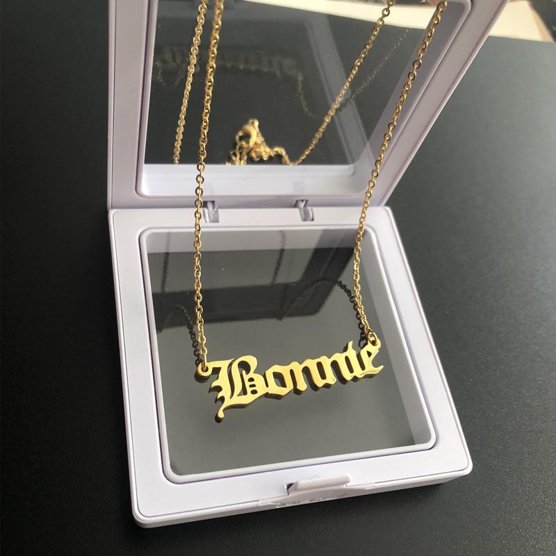 Old English (Ancient) Custom Name Necklace